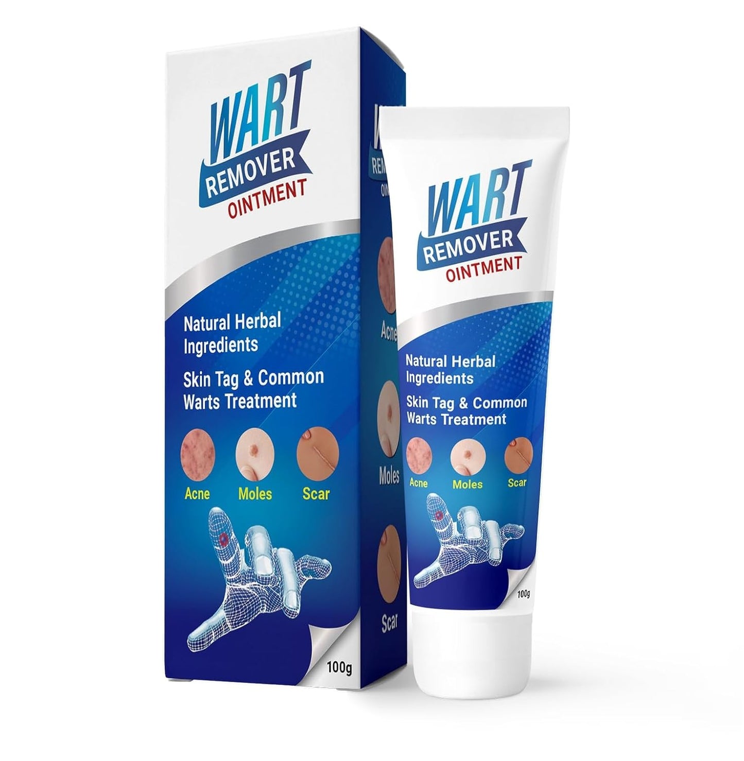 Medigo Wart remover ointment, Wart remover cream for Wart removal (100gm) | massa remover ointment for skin tag