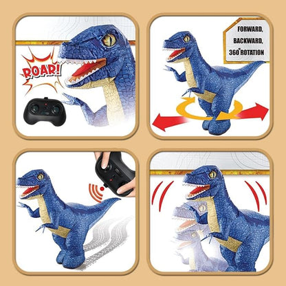 nino's 3ft Inflatable Dinosaur RC Toy for Kids, Electric Dinosaur Toy with 360°Rotation, Rechargeable T-Rex RC Walking for Boys & Girls, Christmas Birthday Gifts for Kids Age 6-12 Years (Green)