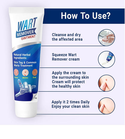Medigo Wart remover ointment, Wart remover cream for Wart removal (100gm) | massa remover ointment for skin tag
